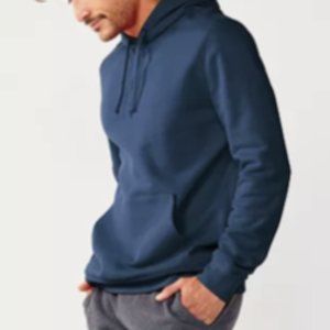 Men's Tek Gear Soft Fleece Hoodie Blue - Medium